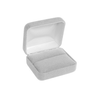 Celebration Collection Grey Double Ring Box