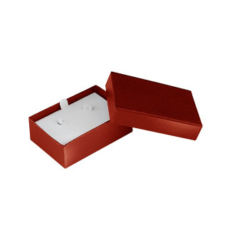 Sterling Collection Burgundy Hoop Earring Box