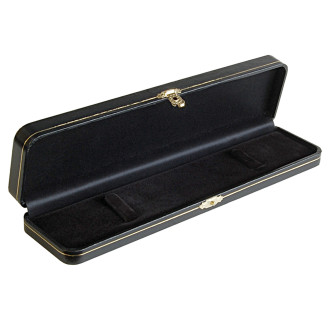 Crown Collection Black Bracelet/Watch Box