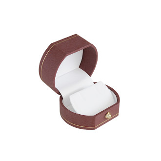 Carousel Collection Burgundy Stud Earring Box