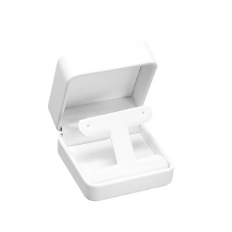 Regency Collection White T-Hoop Earring Box