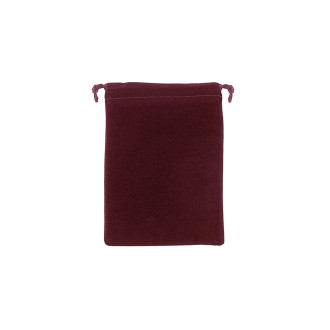 Pouch Collection Burgundy Small Pouch with Divider