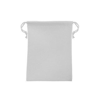Pouch Collection White Medium Pouch with Divider