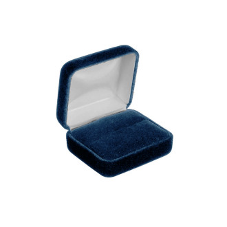 Presidential Collection Blue Double Ring Box