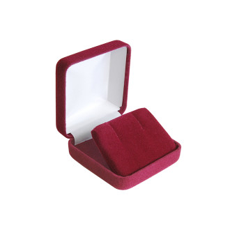 Celebration Collection Burgundy Pendant and Earring Box