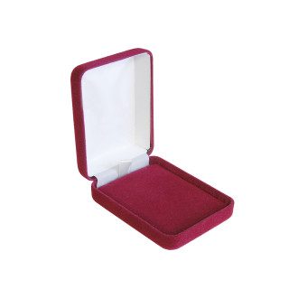 Celebration Collection Burgundy Multi-Use Pendant and Earring Box