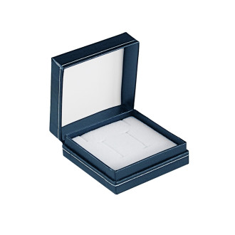 Carriage Collection Blue Multi-Use Pendant and Earring Box