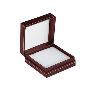 Carriage Collection Burgundy Multi-Use Pendant and Earring Box