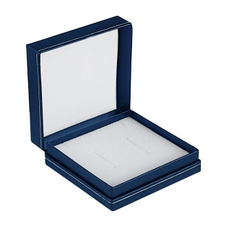 Carriage Collection Blue Large Multi-Use Pendant and Earring Box