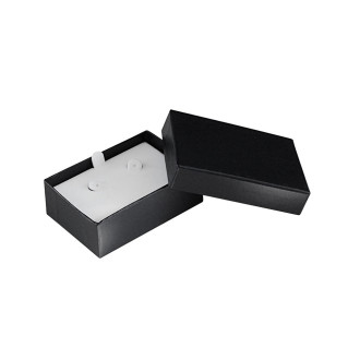 Sterling Collection Black Hoop Earring Box