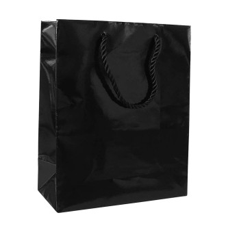 Tote Page Collection Black Large Tote Bag
