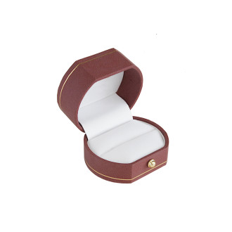 Carousel Collection Burgundy Ring Box