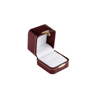 Crown Collection Burgundy High Dome Box