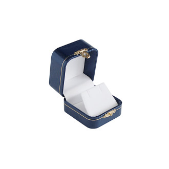 Crown Collection Blue Earring Box