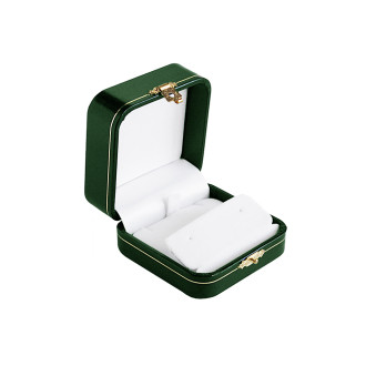 Crown Collection Green Reversible Hoop Earring/Pendant Box