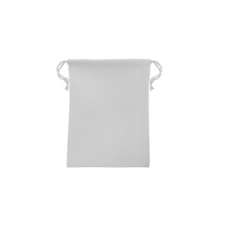 Pouch Collection White Small Pouch with Divider
