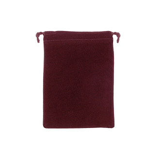 Pouch Collection Burgundy Medium Pouch with Divider